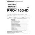 PIONEER PRO-1150HD/KUCXC Service Manual PIONEER PRO-1150HD/KUCXC Service Manual