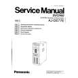 PANASONIC AJ-DE77E VOLUME 1 Service Manual PANASONIC AJ-DE77E VOLUME 1 Service Manual