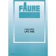 FAURE LFC542 Owners Manual FAURE LFC542 Owners Manual