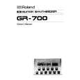 ROLAND GR-700 Owners Manual ROLAND GR-700 Owners Manual