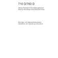 AEG 760D d Owners Manual AEG 760D d Owners Manual