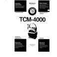 SONY TCM-4000 Owners Manual SONY TCM-4000 Owners Manual