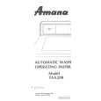 WHIRLPOOL TAA200W Owners Manual WHIRLPOOL TAA200W Owners Manual