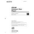 SONY CDX-CA710X Owners Manual SONY CDX-CA710X Owners Manual