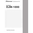 PIONEER DJM-1000/KUCXJ Owners Manual PIONEER DJM-1000/KUCXJ Owners Manual