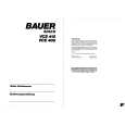 BAUER VCE412 Owners Manual BAUER VCE412 Owners Manual