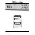 ELECTROLUX EK7171 Owners Manual ELECTROLUX EK7171 Owners Manual