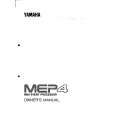 YAMAHA MEP4 Owners Manual YAMAHA MEP4 Owners Manual