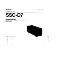 SONY SSCD7 Owners Manual SONY SSCD7 Owners Manual