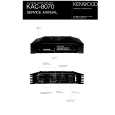 KENWOOD KAC8070 Service Manual KENWOOD KAC8070 Service Manual