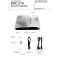 KENWOOD KAC8l6 Service Manual KENWOOD KAC8l6 Service Manual