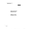 ZANUSSI ZMG23TG Owners Manual ZANUSSI ZMG23TG Owners Manual
