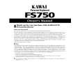 KAWAI FS750 Owners Manual KAWAI FS750 Owners Manual