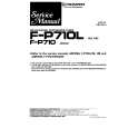 PIONEER F-P710 Service Manual PIONEER F-P710 Service Manual