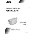 JVC GR-AX930U(C) Owners Manual JVC GR-AX930U(C) Owners Manual