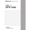 PIONEER EFX-1000/WAXJ Owners Manual PIONEER EFX-1000/WAXJ Owners Manual