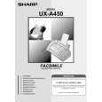 SHARP UXA450 Owners Manual SHARP UXA450 Owners Manual