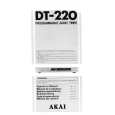 AKAI DT-220 Owners Manual AKAI DT-220 Owners Manual