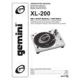GEMINI XL-200 Owners Manual GEMINI XL-200 Owners Manual