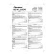 PIONEER SE-CL25DN/XZC/EW5 Owners Manual PIONEER SE-CL25DN/XZC/EW5 Owners Manual