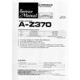 PIONEER AZ370 Service Manual PIONEER AZ370 Service Manual