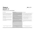 ROLAND EXR-7 Owners Manual ROLAND EXR-7 Owners Manual