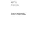 AEG 2000D-M Owners Manual AEG 2000D-M Owners Manual