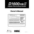 KORG D1600MKII Owners Manual KORG D1600MKII Owners Manual