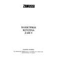 ZANUSSI Z680V Owners Manual ZANUSSI Z680V Owners Manual