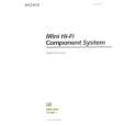 SONY MHC-450 Owners Manual SONY MHC-450 Owners Manual