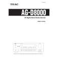 TEAC AG-D8000 Owners Manual TEAC AG-D8000 Owners Manual