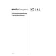 ELEKTRA KT141 Owners Manual ELEKTRA KT141 Owners Manual
