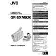 JVC GR-SXM920UC Owners Manual JVC GR-SXM920UC Owners Manual