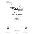 WHIRLPOOL EV090FXKN5 Parts Catalog WHIRLPOOL EV090FXKN5 Parts Catalog