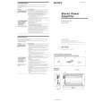 SONY XM-444W Owners Manual SONY XM-444W Owners Manual