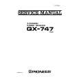 PIONEER QX747 Service Manual PIONEER QX747 Service Manual