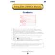 YAMAHA Song Filer Owners Manual YAMAHA Song Filer Owners Manual