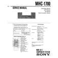 SONY MHC1700 Service Manual SONY MHC1700 Service Manual