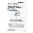 WHIRLPOOL FA4320 Owners Manual WHIRLPOOL FA4320 Owners Manual