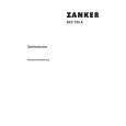 ZANKER ZKC105A Owners Manual ZANKER ZKC105A Owners Manual