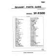 SHARP SF-9300 Parts Catalog SHARP SF-9300 Parts Catalog