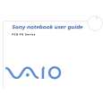 SONY PCG-FX405 VAIO Owners Manual SONY PCG-FX405 VAIO Owners Manual