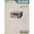 SONY VO-5850P Service Manual SONY VO-5850P Service Manual