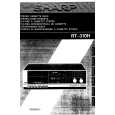 SHARP RT310H Owners Manual SHARP RT310H Owners Manual