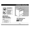 WHIRLPOOL SF317PEAN0 Installation Manual WHIRLPOOL SF317PEAN0 Installation Manual