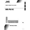 JVC HR-P61K Owners Manual JVC HR-P61K Owners Manual