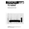 DENON TU-580RD Owners Manual DENON TU-580RD Owners Manual