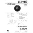 SONY XSP2030 Service Manual SONY XSP2030 Service Manual