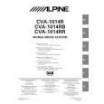 ALPINE CVA1014RB Owners Manual ALPINE CVA1014RB Owners Manual