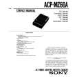 SONY ACP-MZ60A Service Manual SONY ACP-MZ60A Service Manual